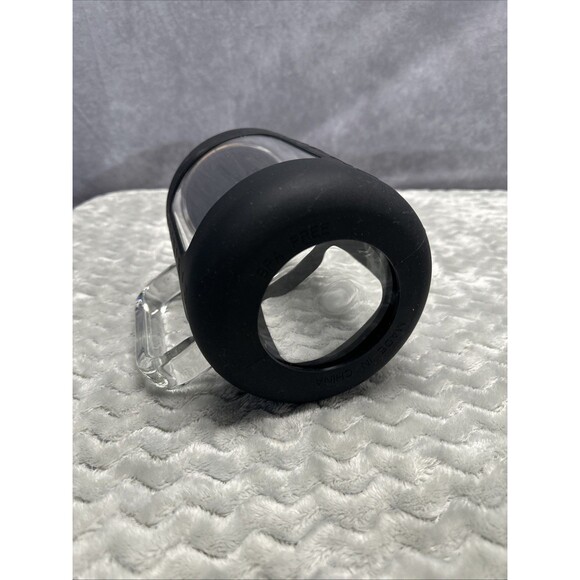 64Oz Glass Water Bottle Large Sports Motivational Water Bottle Straws & Cleaners - Picture 3 of 5